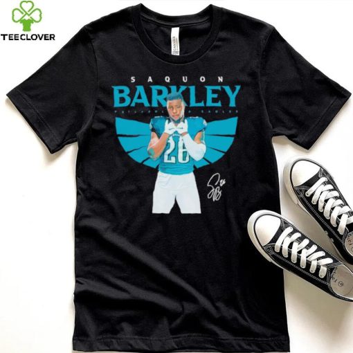 Saquon Barkley Philadelphia Eagles signature hoodie, sweater, longsleeve, shirt v-neck, t-shirt