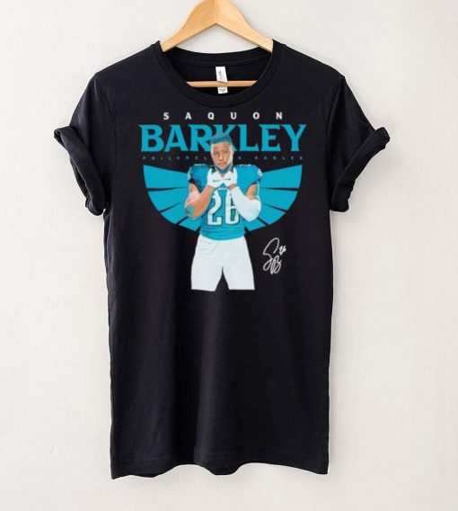 Saquon Barkley Philadelphia Eagles signature hoodie, sweater, longsleeve, shirt v-neck, t-shirt