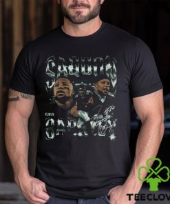 Saquon Barkley Philadelphia Vintage WHT SHIRT 2 Saquon Barkley Philadelphia Vintage WHT SHIRT