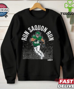 Saquon Barkley Run Saquon Run Philadelphia Eagles T Shirts
