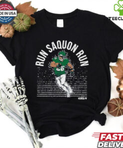 Saquon Barkley Run Saquon Run Philadelphia Eagles T Shirts