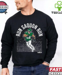 Saquon Barkley Run Saquon Run Philadelphia Eagles T Shirts