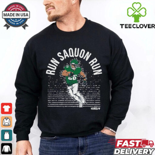 Saquon Barkley Run Saquon Run Philadelphia Eagles T Shirts