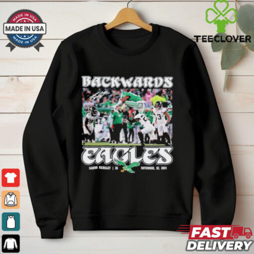 Saquon Barkley Saquon Backwards Eagles Shirt