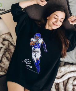 Saquon Barkley Superstar Pose signature shirt 1 Saquon Barkley Superstar Pose signature shirt