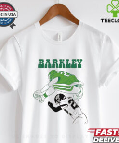 Saquon Barkley hurdle over Jaguars shirt