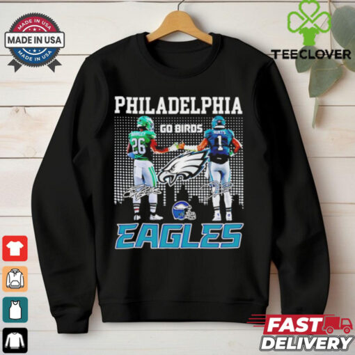 Saquon Barkley x Jalen Hurts Philadelphia Eagles Go Birds shirt