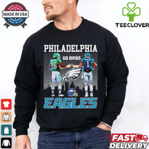 Saquon Barkley x Jalen Hurts Philadelphia Eagles Go Birds shirt