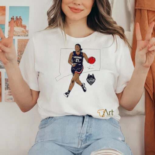 Sarah Strong State Star UConn Huskies signature shirt