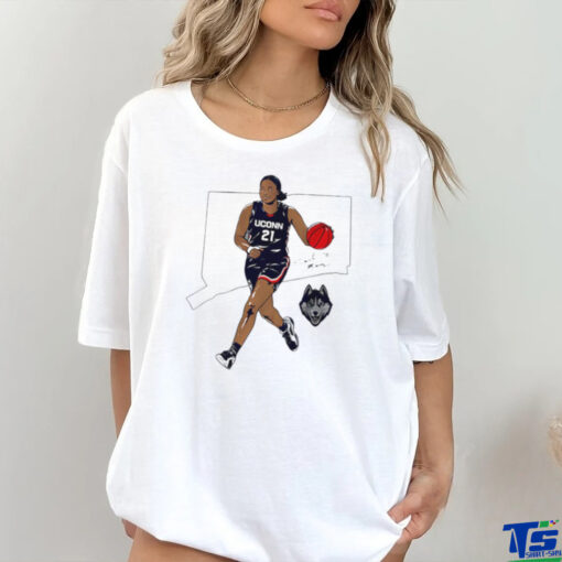 Sarah Strong State Star UConn Huskies signature shirt