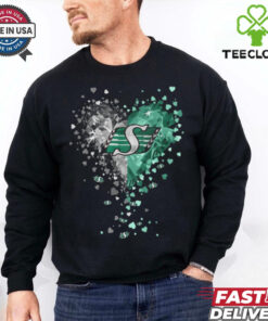Saskatchew Roughriders Crystal Heart Shirt