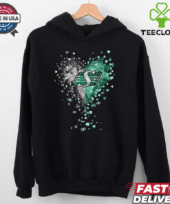Saskatchew Roughriders Crystal Heart Shirt