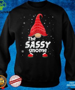 Sassy Gnome Matching Family Group Christmas Party Pajama T Shirt