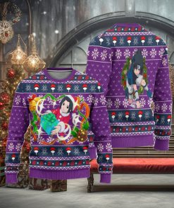 Sasuke Ugly Christmas Sweater, Naruto Anime Xmas Gift, Custom Ugly Christmas Sweater