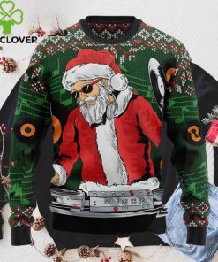 Satan Claus DJ Ugly Christmas Sweater, Xmas Sweatshirt