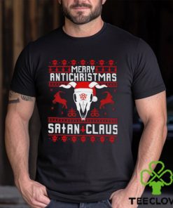 Satan Claus Merry Antichristmas Christmas shirt