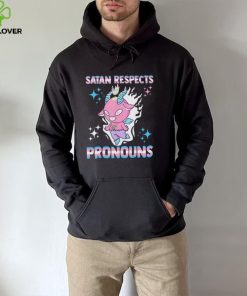 Satan Respects Pronouns gay LGBT shirt