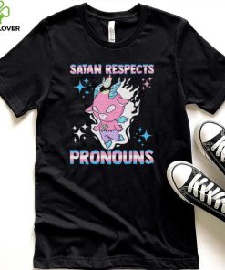 Satan Respects Pronouns gay LGBT shirt