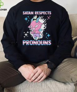 Satan Respects Pronouns gay LGBT shirt
