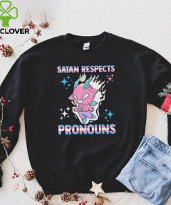 Satan Respects Pronouns gay LGBT shirt