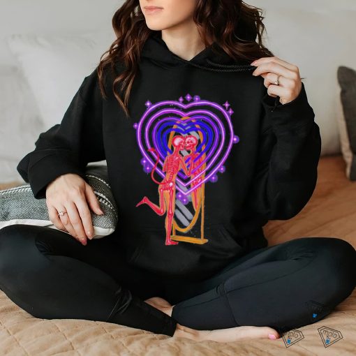 Satan Skeleton Love mirror 2023 Shirt