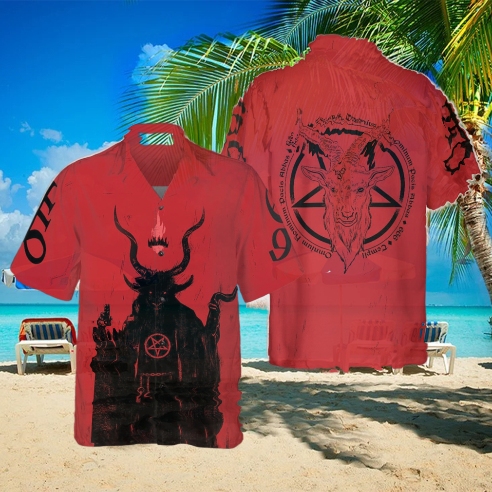 Satanic Demon Goat Hawaiian Shirt Idea Summer Gift For Men And Women Satanic Demon Goat Hawaiian Shirt Idea Summer Gift For Men And Women