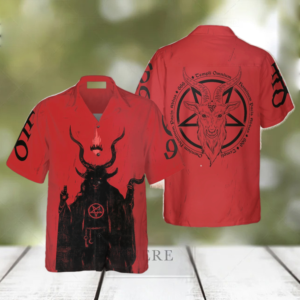 Satanic Demon Goat Hawaiian Shirt Idea Summer Gift For Men And Women Satanic Demon Goat Hawaiian Shirt Idea Summer Gift For Men And Women
