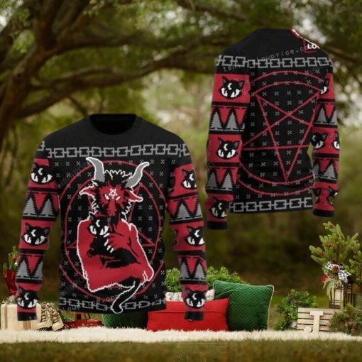 Satanic Ugly Sweater For Woman