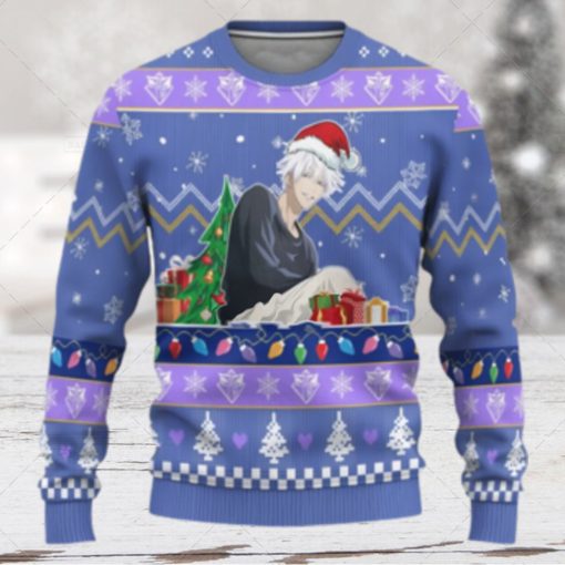 Satoru Gojo Jujutsu Kaisen Anime Christmas Ugly Wool Knitted Sweater