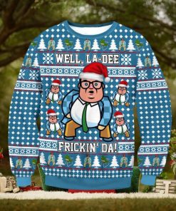 Saturday Night Live Matt Foley Well La Dee Frickin Da Ugly Christmas Sweater Christmas Gift Bule