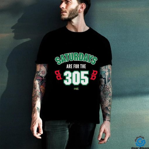 Saturdays For Miami College Fans Shirt
