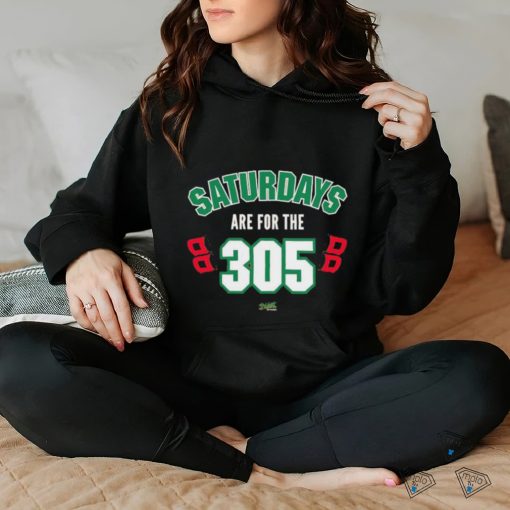 Saturdays For Miami College Fans Shirt