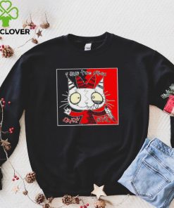 Satuwn Cat I have two sides crazy evil art shirt