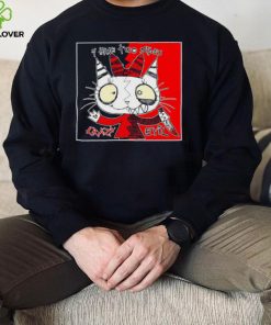 Satuwn Cat I have two sides crazy evil art hoodie, sweater, longsleeve, shirt v-neck, t-shirt