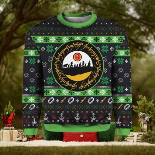 Sauron Eye Lord Of The Rings Ugly Christmas Sweater