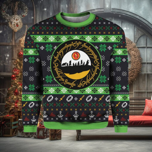 Sauron Eye Lord Of The Rings Ugly Christmas Sweater
