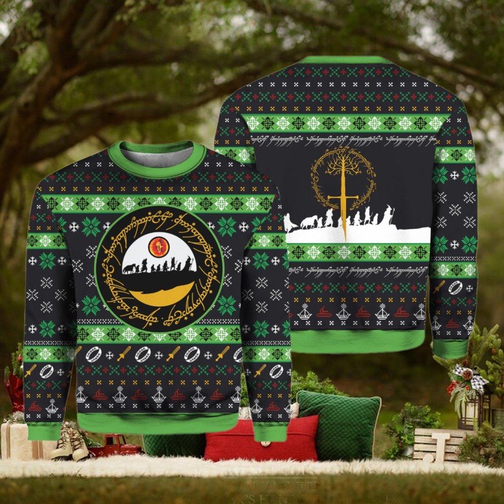 Sauron Eye Lord of the Rings Ugly Christmas Sweater Sauron Eye Lord of the Rings Ugly Christmas Sweater