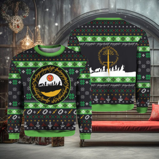 Sauron Eye Lord of the Rings Ugly Christmas Sweater