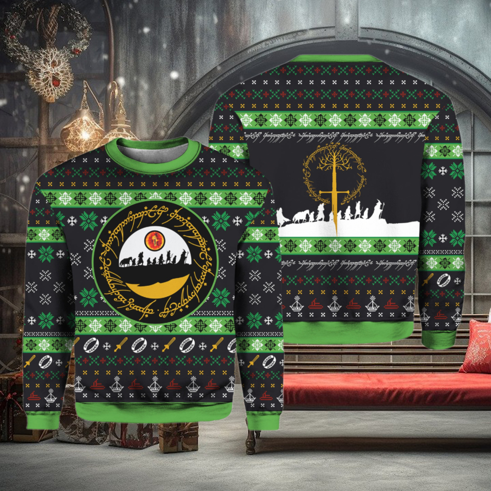 Sauron Eye Lord of the Rings Ugly Christmas Sweater Sauron Eye Lord of the Rings Ugly Christmas Sweater
