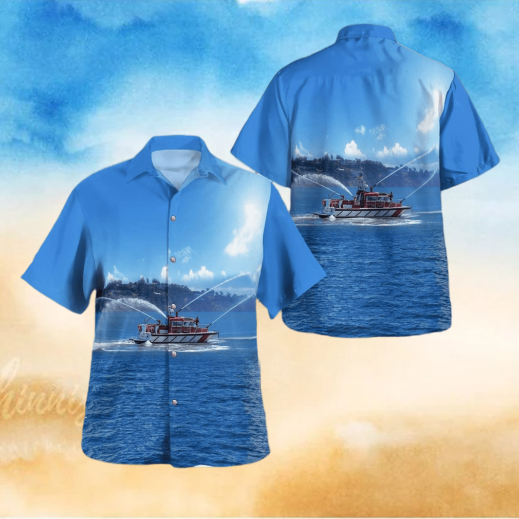 Sausalito California Sausalito Southern Marin Fire department Fireboat Liberty Button Up Hawaiian Shirt Beach Gift Sausalito California Sausalito Southern Marin Fire department Fireboat Liberty Button Up Hawaiian Shirt Beach Gift