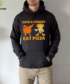 Save A Turkey Eat Pizza Dabbing Thanksgiving Shirt