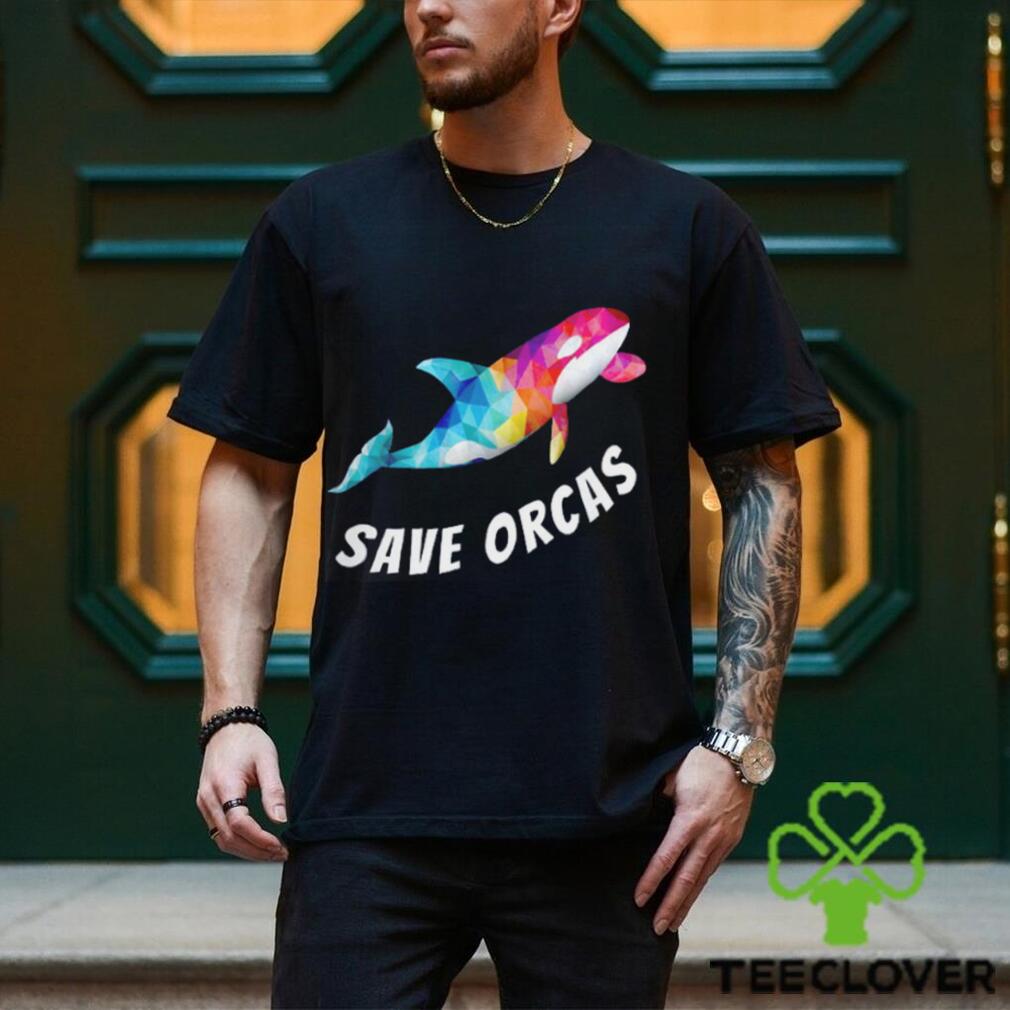 Save Orcas Killer Whale Orca At Seaworld Lover Colorful Rainbow T Shirt Save Orcas Killer Whale Orca At Seaworld Lover Colorful Rainbow T Shirt