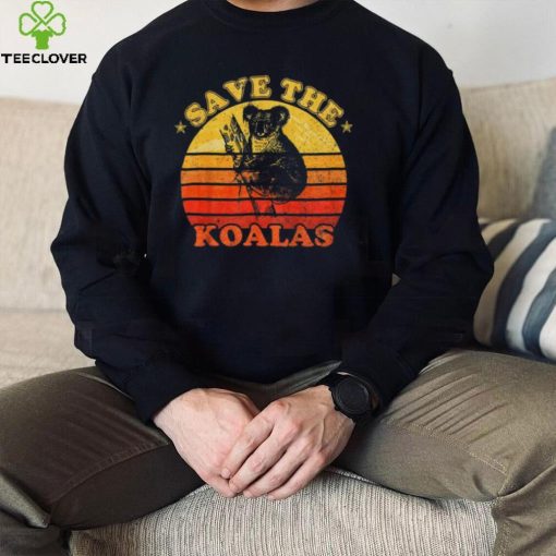 Save The Koalas Retro Sunset Shirt