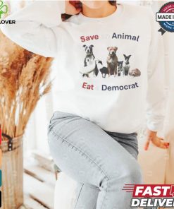 Save an Animal Eat a democrat Shirt 3 Save an Animal Eat a democrat Shirt