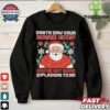 Bowling Xmas Lighting Santa Cute Bowling Christmas Tree Bowling T Shirt Recovered