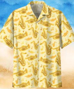 Saxophone Yellow Nice Design Unisex Hawaiian Shirt For Men And Women Dhc17062426