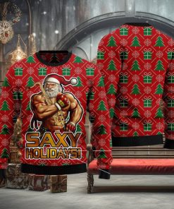 Saxy Holidays Ugly Christmas Sweater