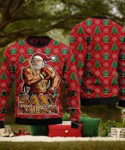 Saxy Holidays Ugly Christmas Sweater
