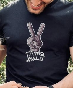 Say Hi Thing From Wednesday V Sign shirt