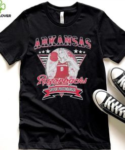 Saylor Poffenbarger Arkansas Razorbacks jump shot shirt